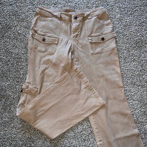 Tan Corduroy Pants with Pockets